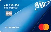 AAA Dollars Gas Rebate Mastercard credit card