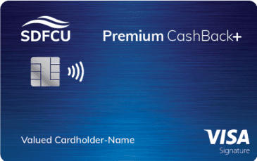 Premium Cash Back Visa credit card