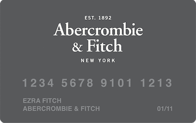Abercrombie & Fitch Credit Card (Store Card) credit card