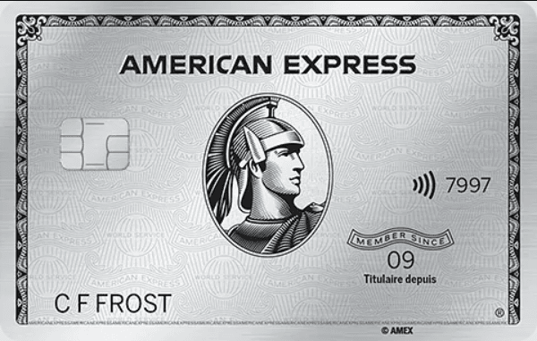 Platinum credit card