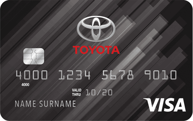 Toyota Rewards Visa credit card