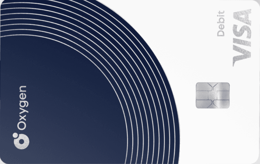 Oxygen (debit) credit card