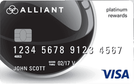 Alliant Visa Platinum Rewards credit card