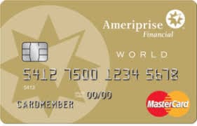 Ameriprise World MasterCard credit card