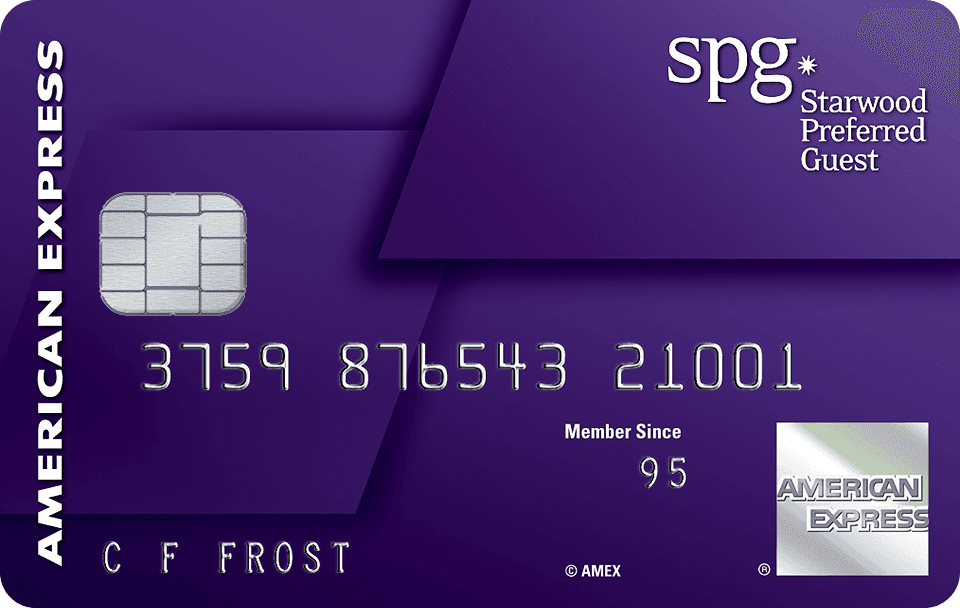 Starwood Preferred Guest credit card