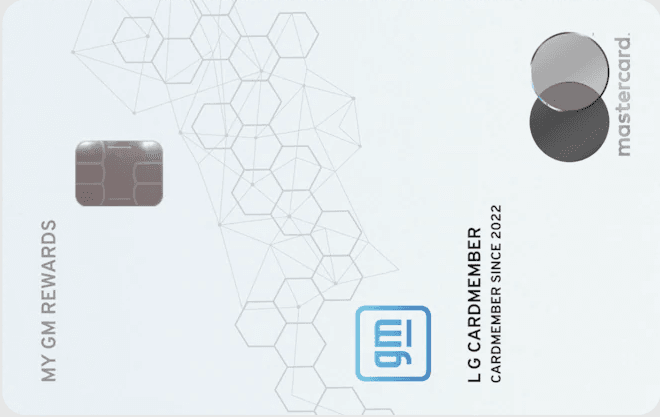 My GM Rewards credit card