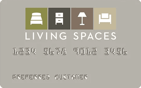 Living Spaces credit card
