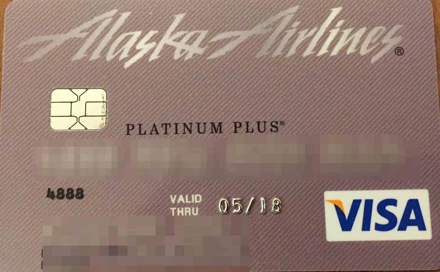 Alaska Airlines Visa Platinum Plus credit card