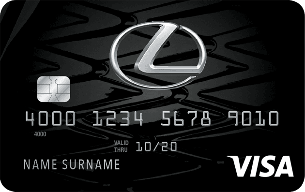 Lexus Pursuits Visa credit card