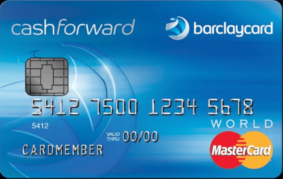 CashForward World Mastercard credit card
