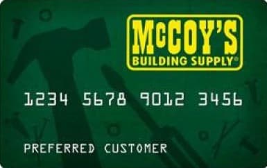 McCoy's (store card) credit card