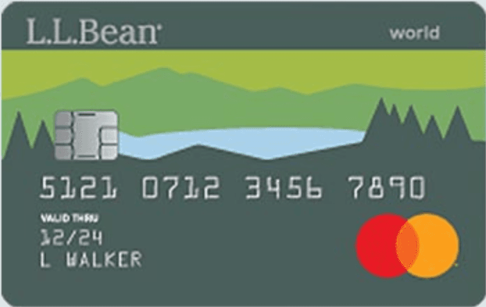 L.L.Bean Mastercard credit card