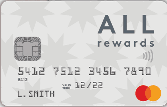 All Rewards MasterCard credit card