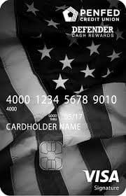 Defender Visa credit card