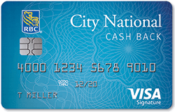 Cash Back Visa Signature credit card