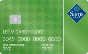 Sam's Club (store card) credit card