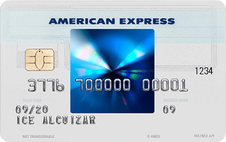 Blue credit card