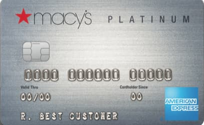 Macy’s Platinum American Express credit card