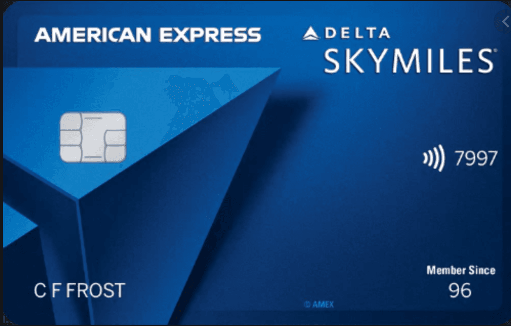 Delta Blue credit card