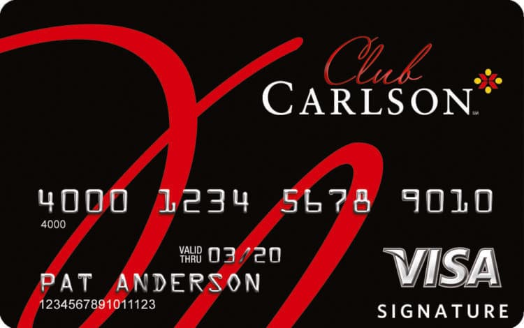 Club Carlson Premier Visa Signature credit card
