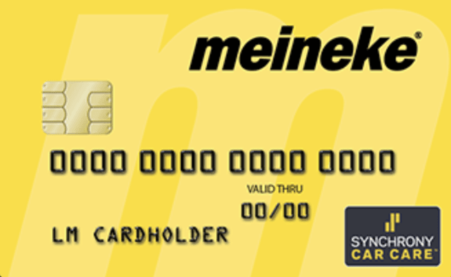 Meineke credit card