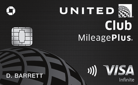 United Club Visa Infinite credit card