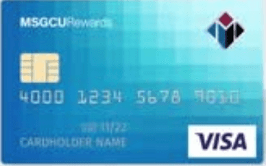 Rewards Visa credit card