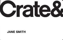 Crate & Barrel (Store Card) credit card