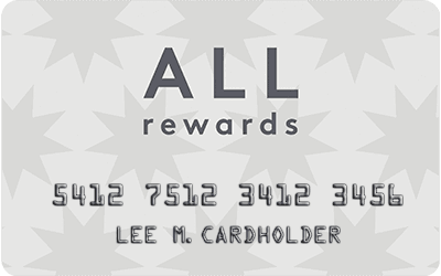 ALL Rewards Credit Card (Store Card) credit card