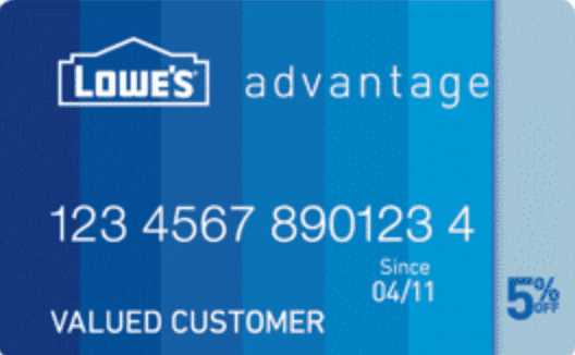 Lowe’s Advantage Card (Store Card) credit card